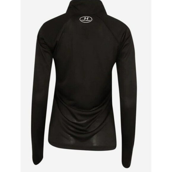 Under Armour Women's Tech 1/2 Zip Top Black 1320126 819 Size Med New With Tags - Picture 3 of 3